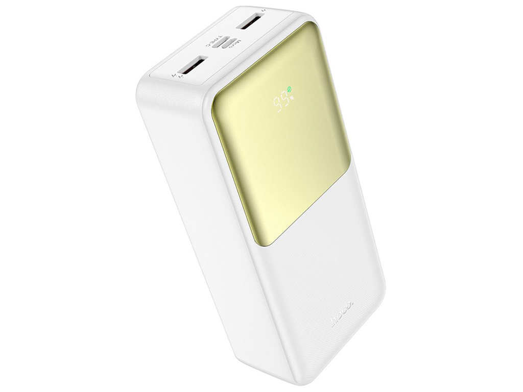 Универсальная мобильная батарея Power Bank Hoco J136B Sirui 22.5W+PD20W 30000mAh, цвет белый