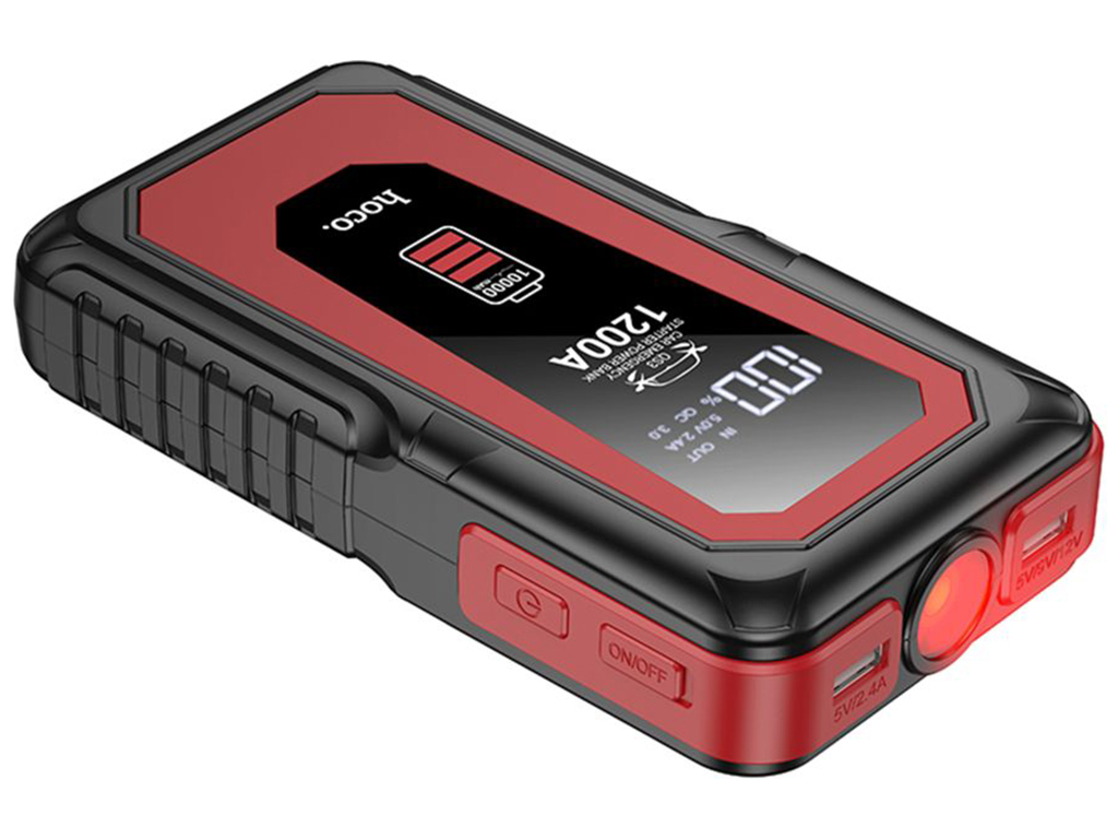Універсальна мобільна батарея Hoco QS3 Jump Starter/Power Bank(10000mAh) 37Wh Колір Чорний