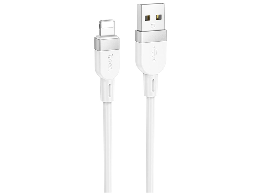 Кабель USB Hoco X109 Silicone Lightning 2.4A Цвет Белый