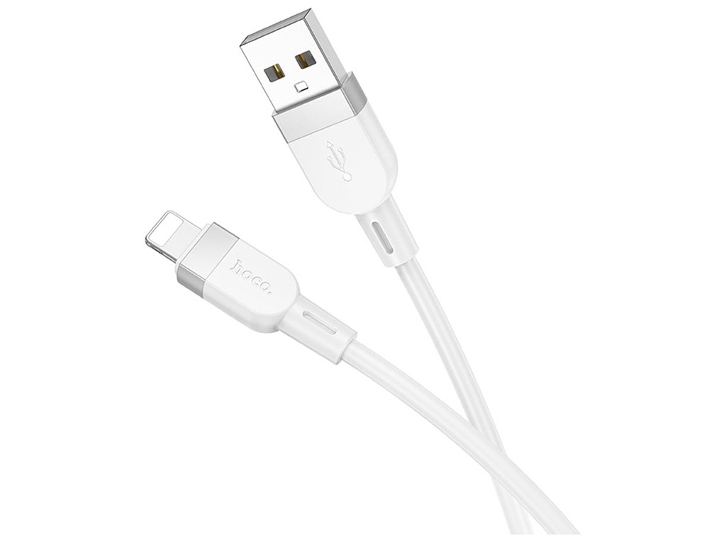 Кабель USB Hoco X109 Silicone Lightning 2.4A Цвет Белый