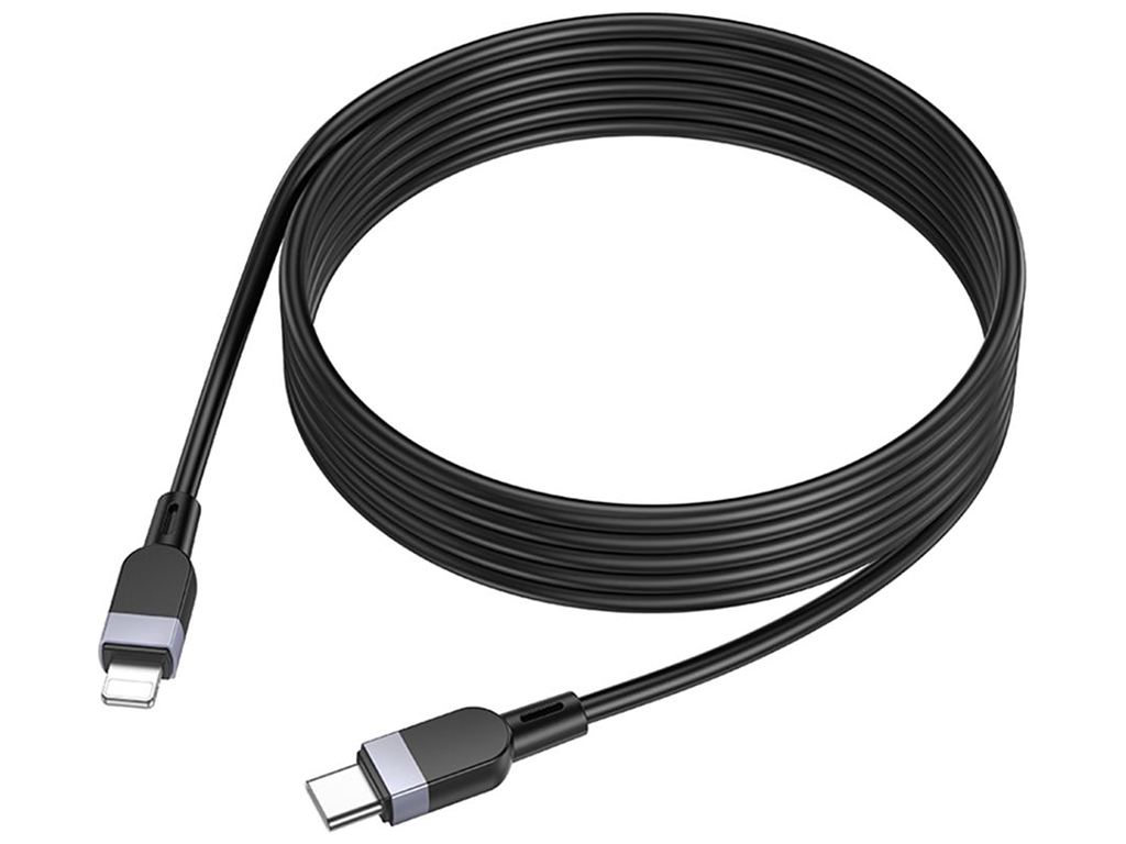 Кабель USB Hoco X109 Silicone Type-C to Lightning PD27W 2m Цвет Черный