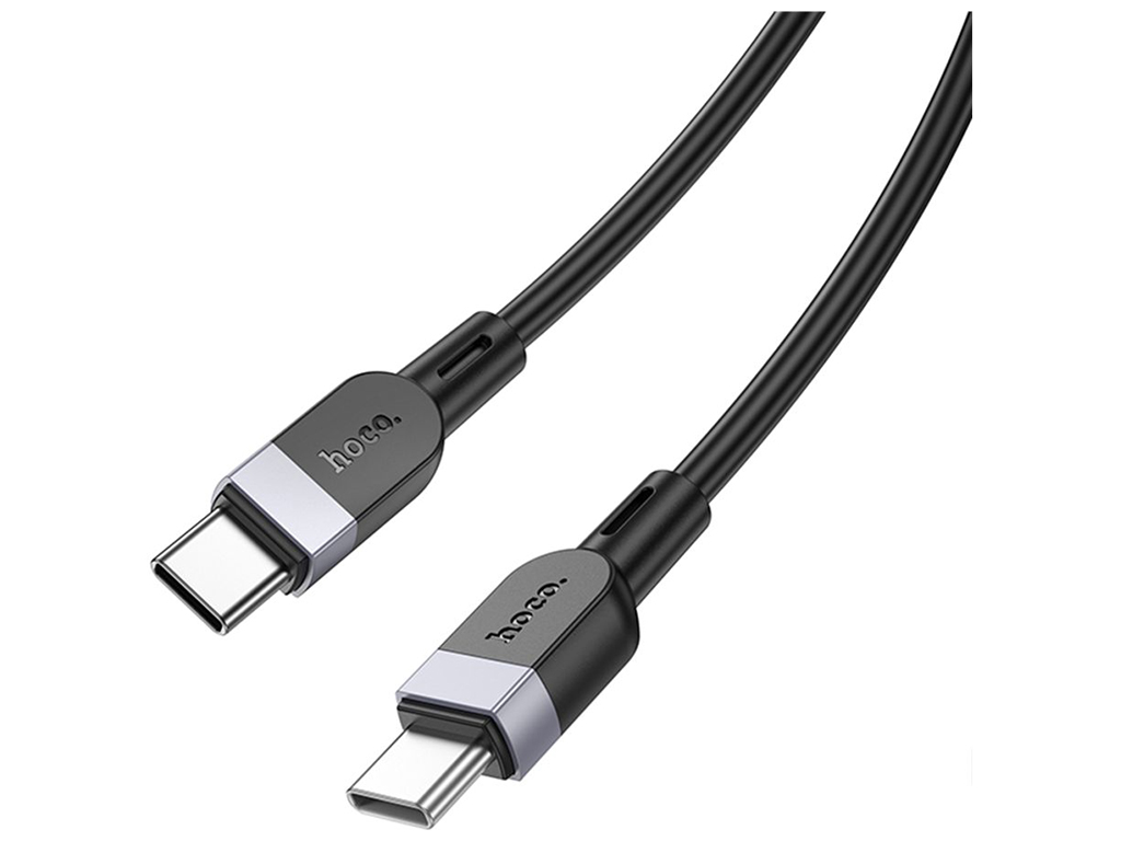 Кабель USB Hoco X109 Silicone Type-C to Type-C 60W 2м Цвет Черный