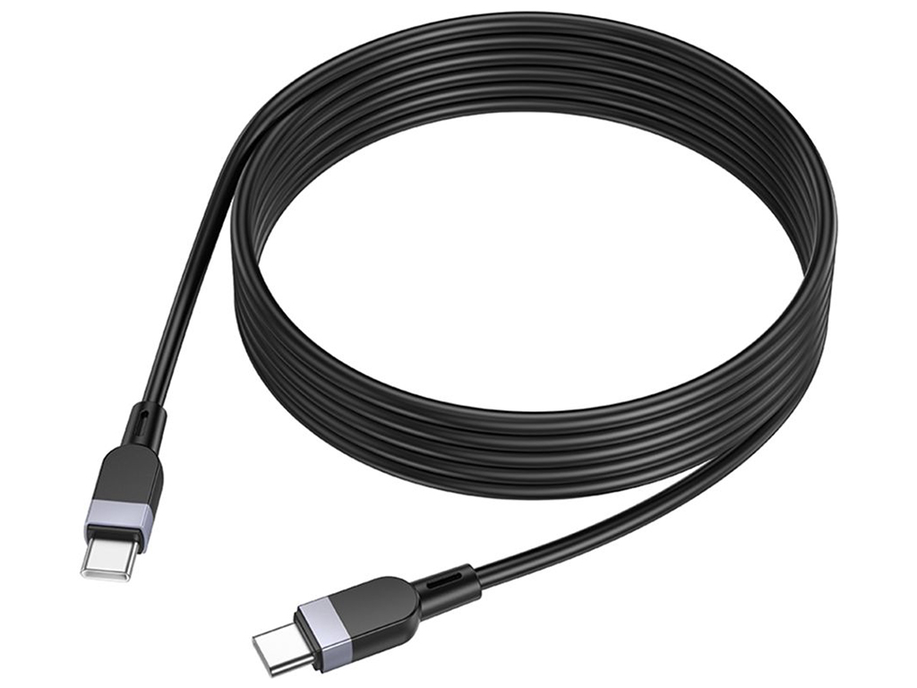 Кабель USB Hoco X109 Silicone Type-C to Type-C 60W 2м Цвет Черный