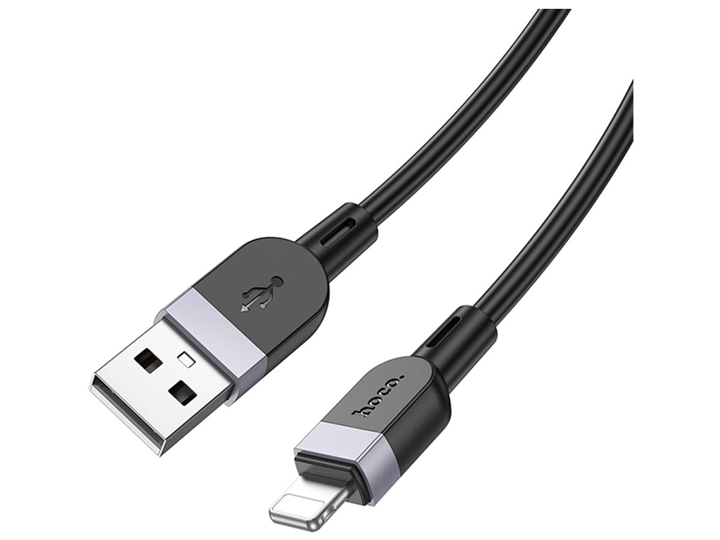 Кабель USB Hoco X109 Silicone Lightning 2.4A 3m Цвет Черный