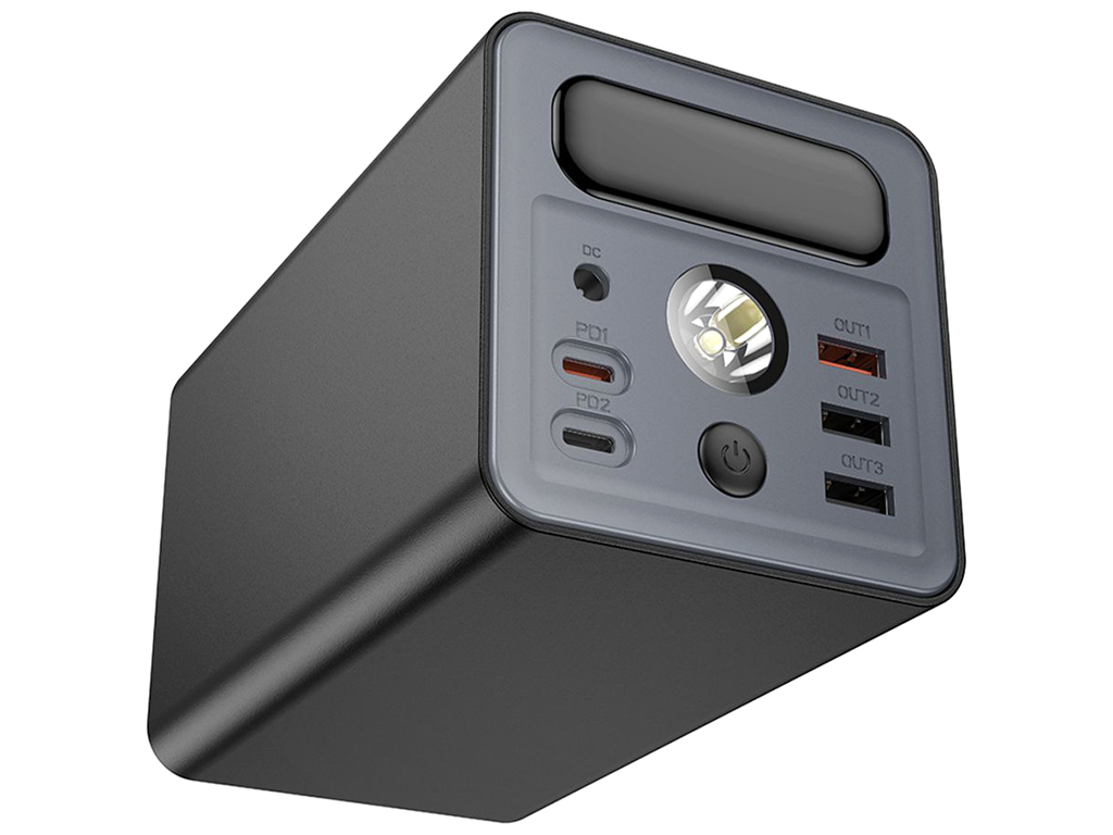 Універсальна мобільна батарея Power Bank Hoco J138 Distant, 60000mAh, колір чорний