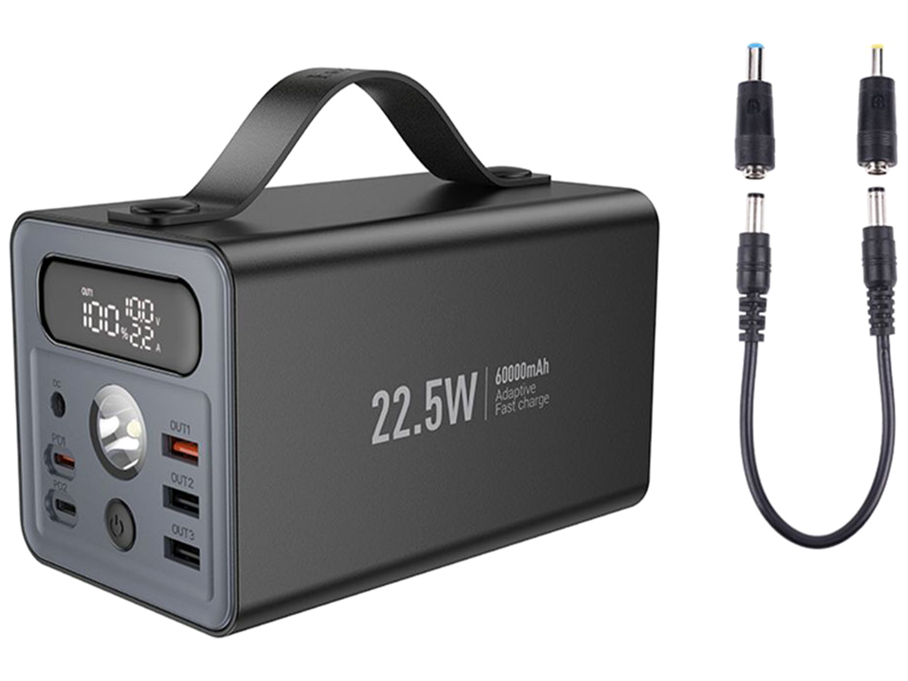 Універсальна мобільна батарея Power Bank Hoco J138 Distant, 60000mAh, колір чорний