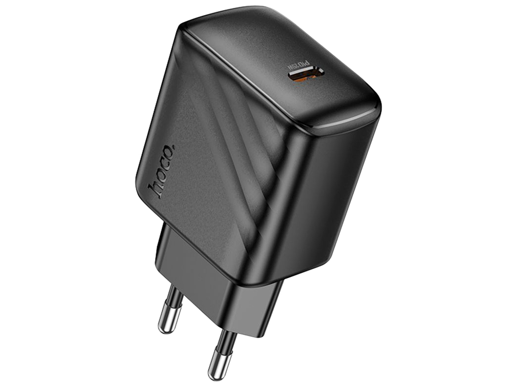 Сетевое зарядное устройство Hoco CS24A 1USB-C PD/QC 25W, цвет черный