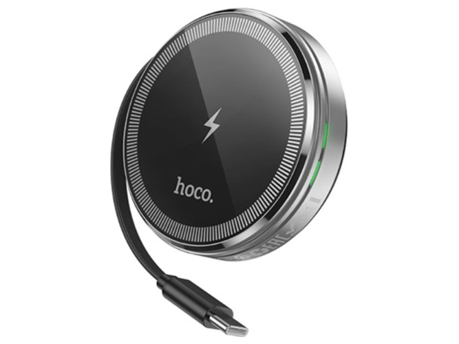 Беспроводное Зарядное Устройство Hoco CQ18 2-in-1 15W Magnetic (iWatch) Цвет Серебристый