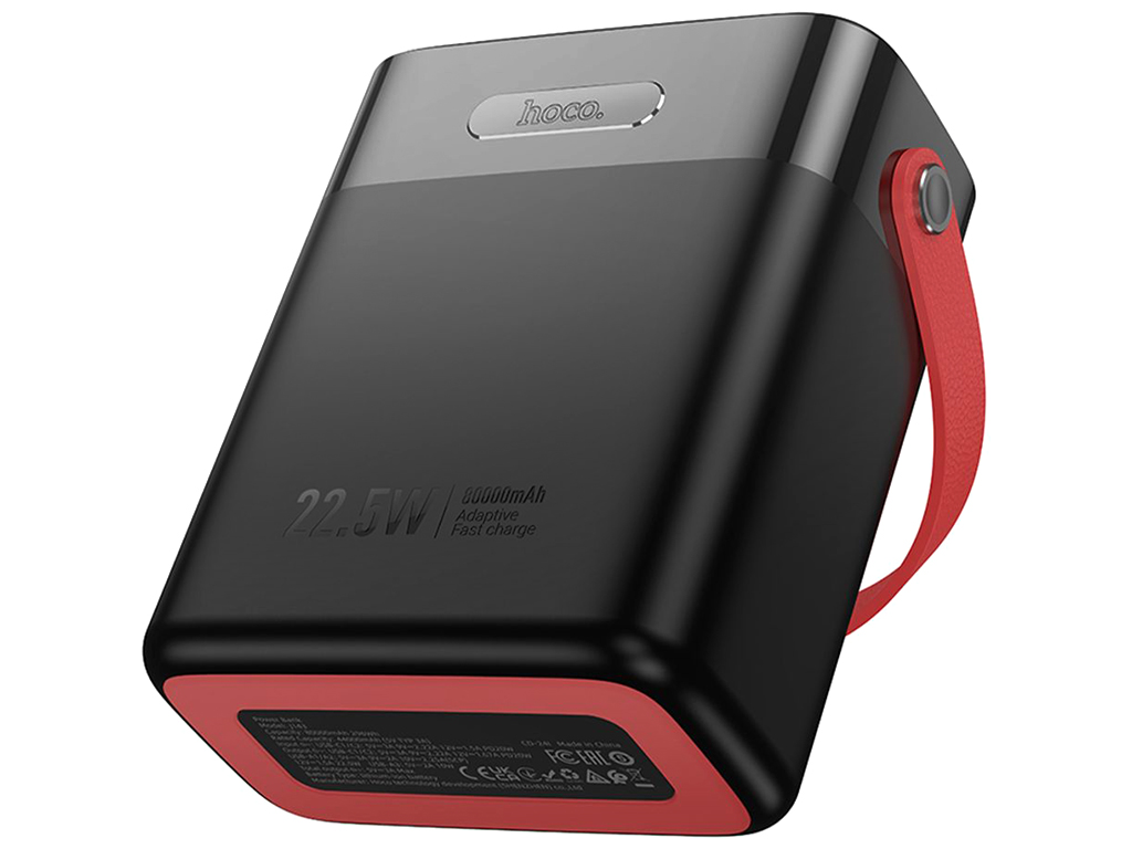 Универсальная мобильная батарея Power Bank Hoco J143 Title 22.5W+PD20W 80000mAh, цвет черный