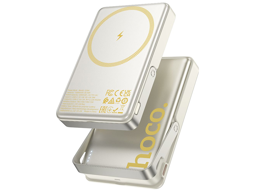 Універсальна мобільна батарея Power Bank Hoco Q36A Sunlight PD20W, 10000mAh, колір Титаніум