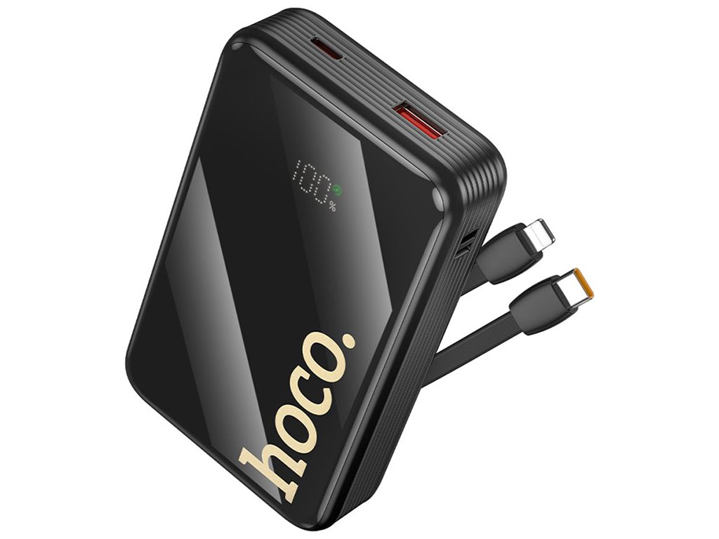 Универсальная мобильная батарея Power Bank Hoco Q37A Graceful 22.5W+PD20W, 20000mAh, цвет черный