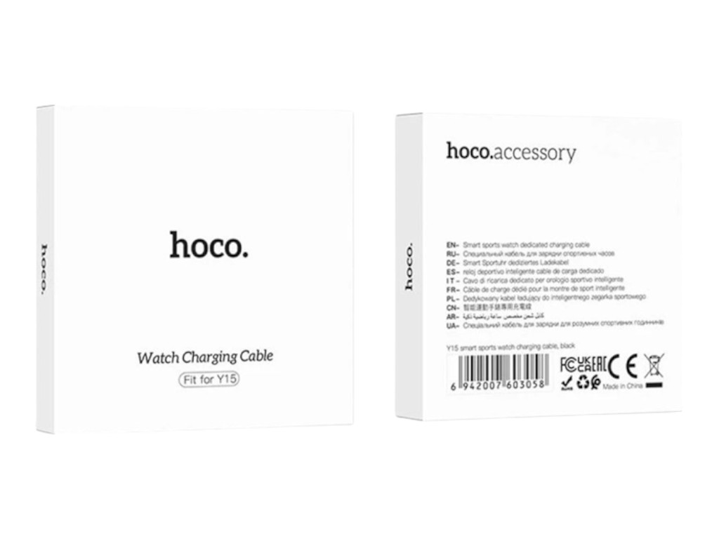 Кабель зарядки для годинника Hoco Y26/27, чорний