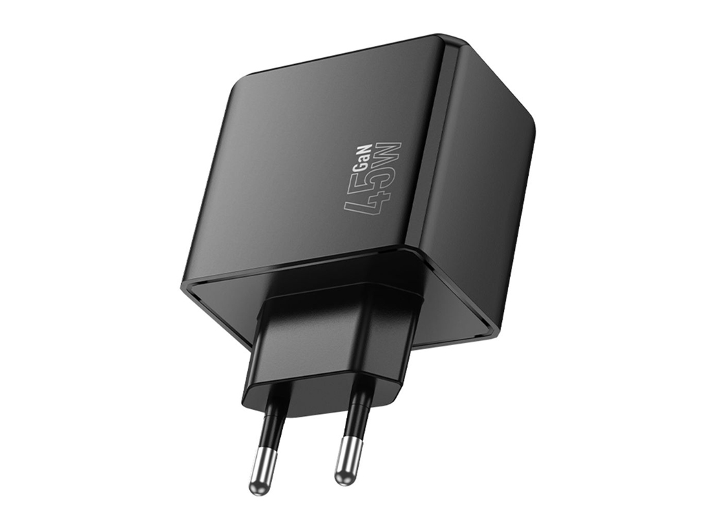 Сетевое зарядное устройство Hoco CS18A 2usb-c/2usb pd/qc 45w, 45 вт, 4 порта usb, цвет черный