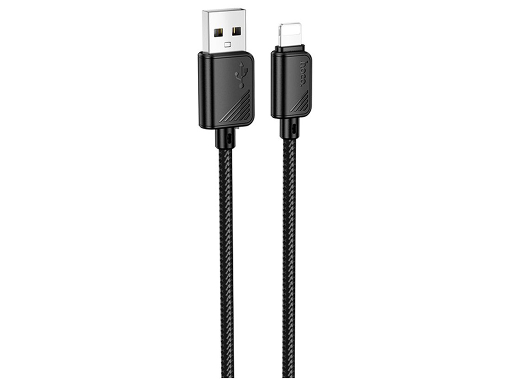 Кабель USB Hoco X113 Lightning 2.4A Цвет Черный