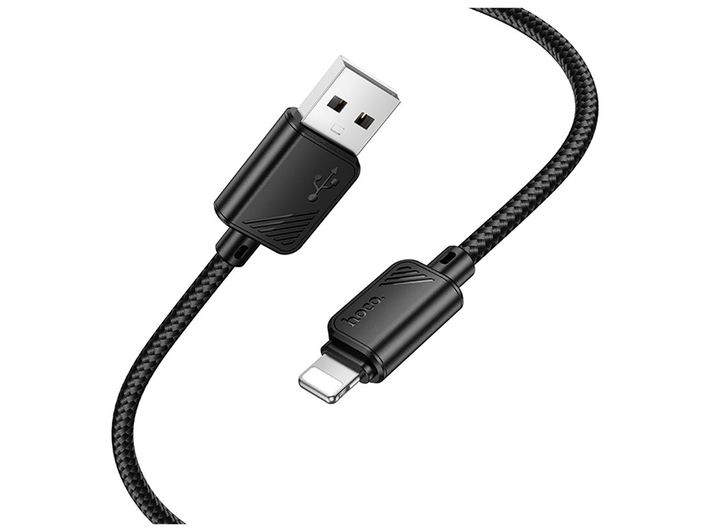 Кабель USB Hoco X113 Lightning 2.4A Цвет Черный