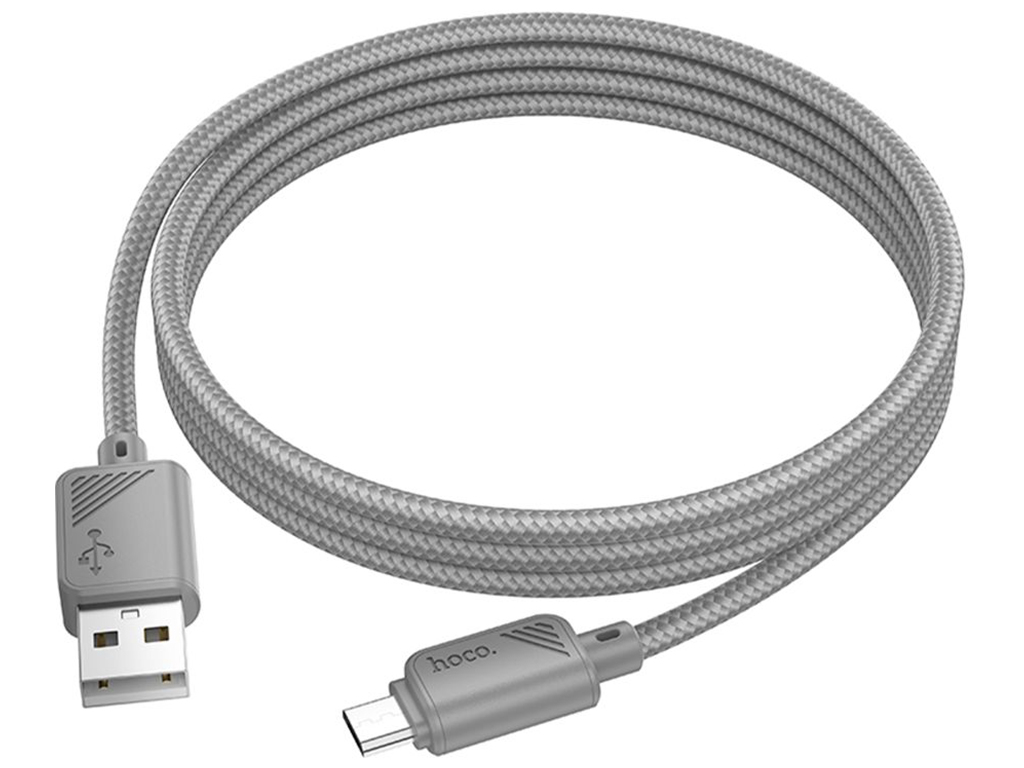 Кабель USB Hoco X113 Micro 2.4A Цвет Серый