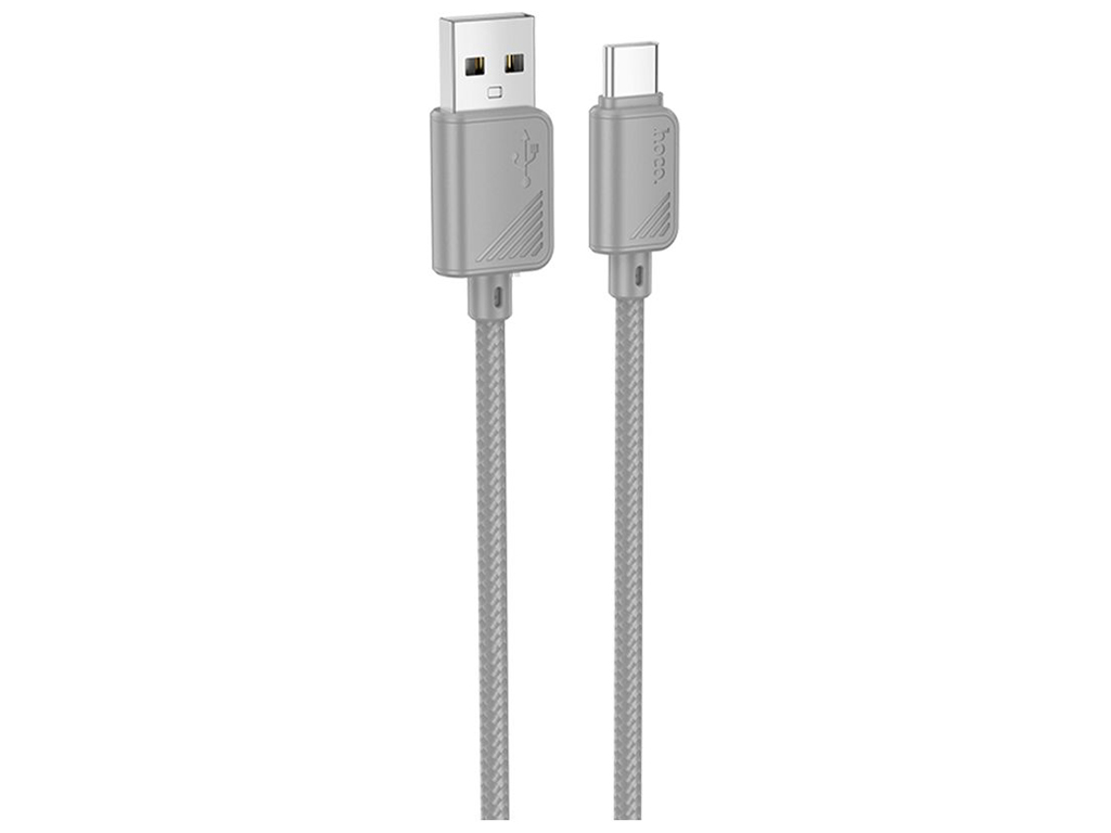 Кабель USB Hoco X113 Type-C 3A Колір Сiрий