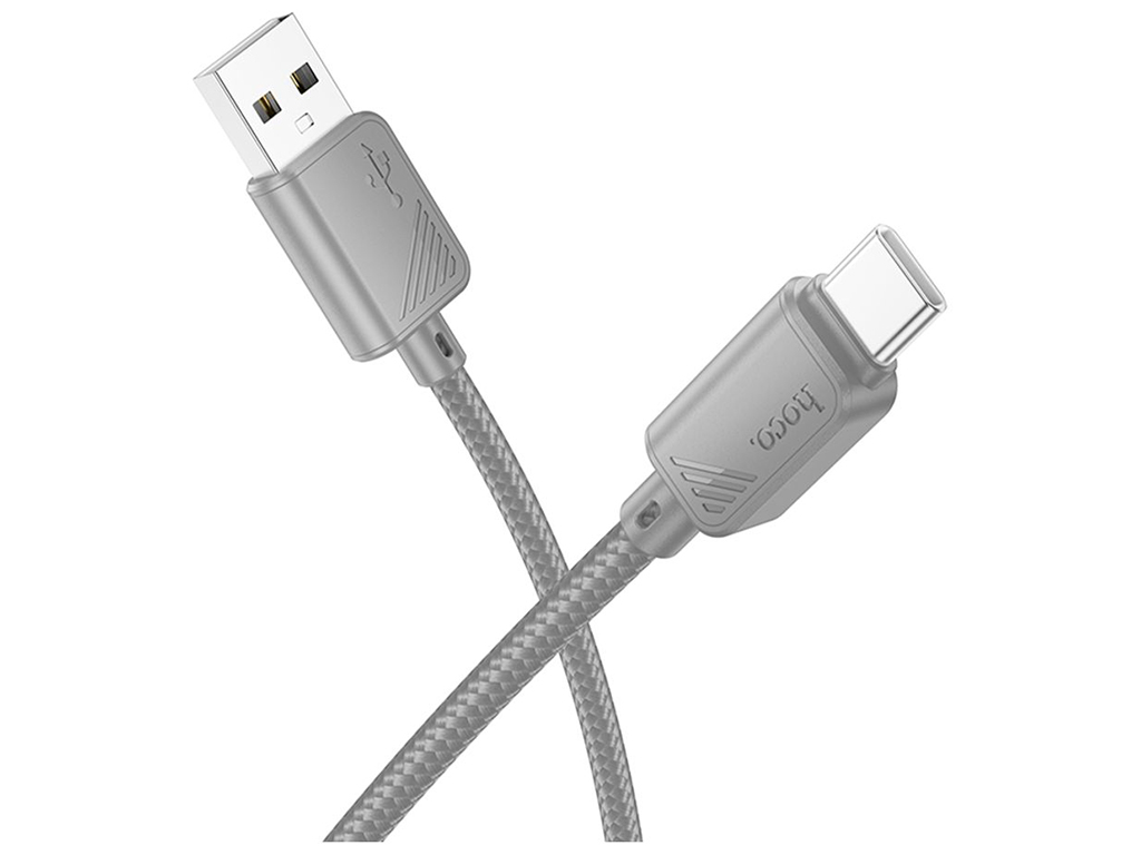 Кабель USB Hoco X113 Type-C 3A Колір Сiрий