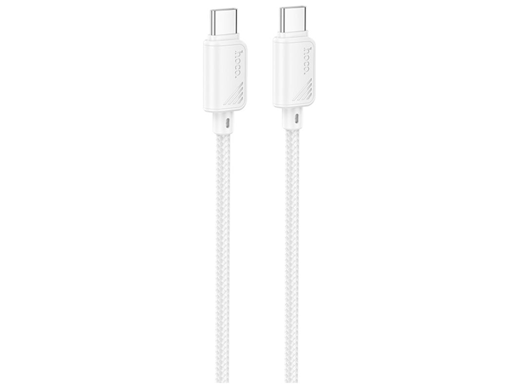 Кабель USB Hoco X113 Type-C to Type-C 60W Колір Бiлий
