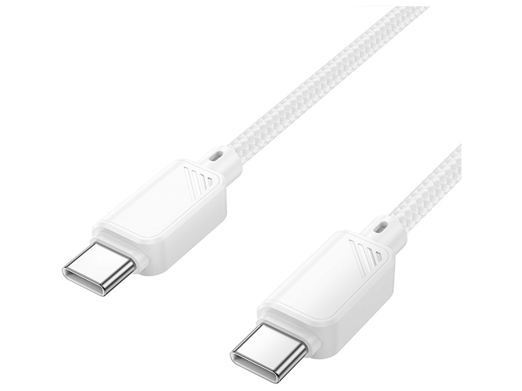 Кабель USB Hoco X113 Type-C to Type-C 60W Колір Бiлий