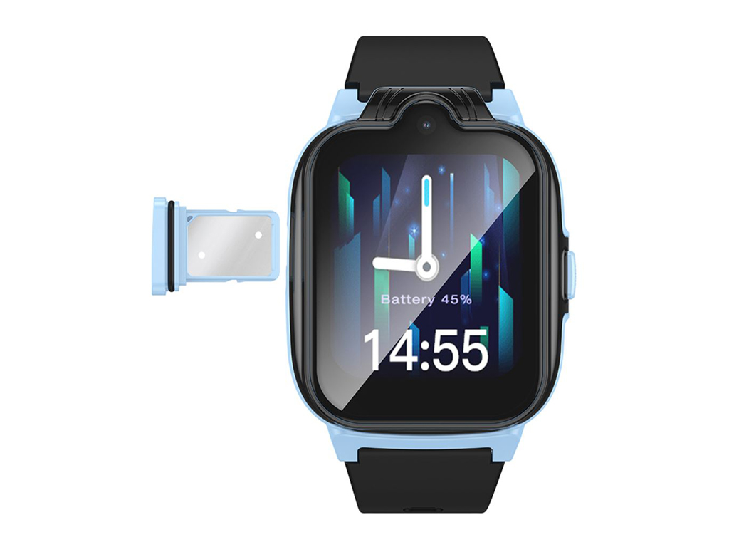 Детские смарт часы Hoco Y104 4G GPS, черный