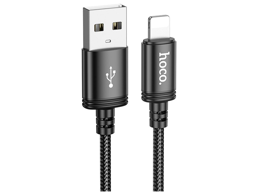 Кабель USB Hoco X89 Lightning 2.4A 2m Цвет Черный