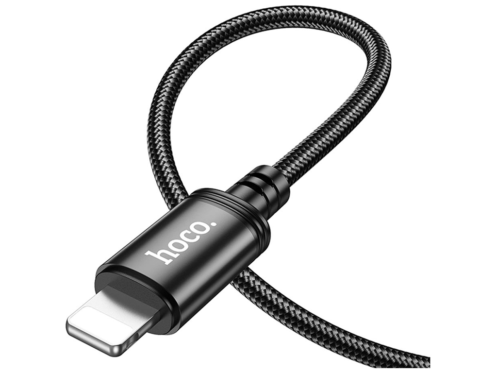 Кабель USB Hoco X89 Lightning 2.4A 2m Цвет Черный