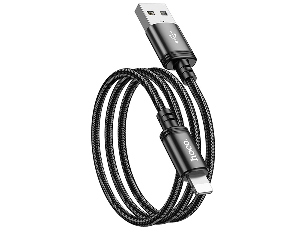 Кабель USB Hoco X89 Lightning 2.4A 2m Цвет Черный