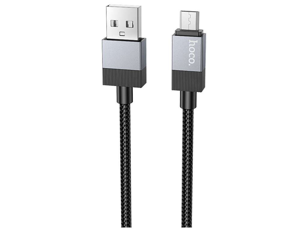 Кабель USB Hoco X110 Micro 2.4A Колір Чорний