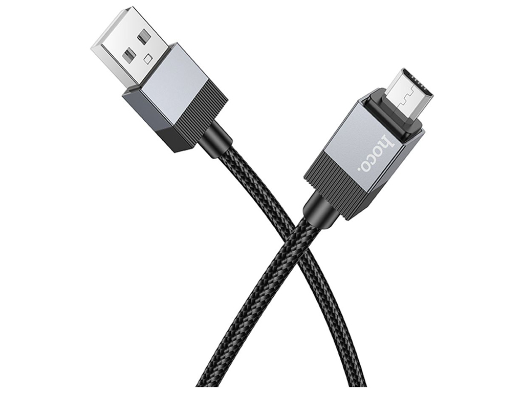 Кабель USB Hoco X110 Micro 2.4A Колір Чорний