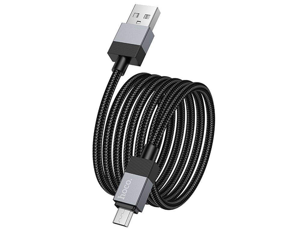 Кабель USB Hoco X110 Micro 2.4A Колір Чорний