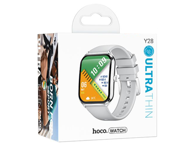 Смарт Часы Hoco Y28 Smart sports watch Цвет Серебристый