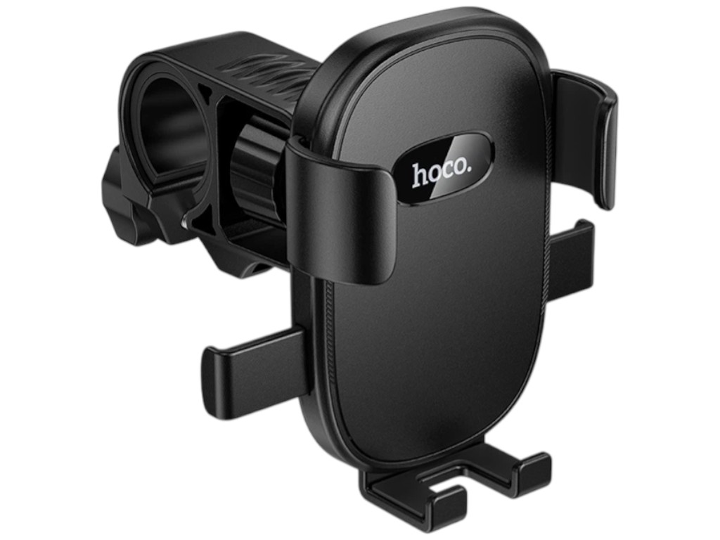 Велотримач Hoco H85, для смартфонів 6-7", кріплення на кермо 18-32 мм, ABS, силікон, колір чорний