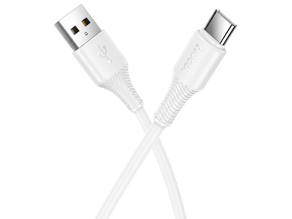 Кабель USB Hoco X120 Type-C 3A, білий