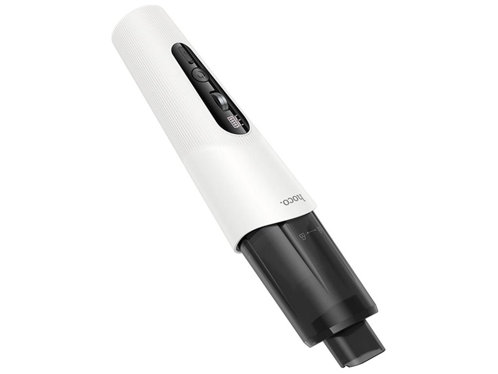 Пылесос автомобильный Hoco ZP16, 50W, 2 режима, 3600mAh, сухая уборка, HEPA, пластик, цвет белый