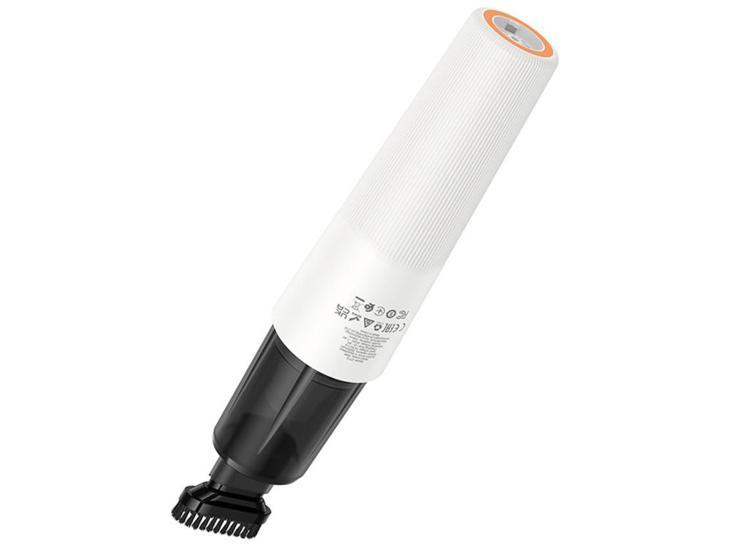 Пылесос автомобильный Hoco ZP16, 50W, 2 режима, 3600mAh, сухая уборка, HEPA, пластик, цвет белый