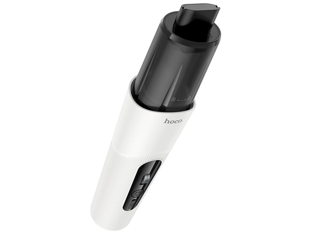 Пылесос автомобильный Hoco ZP16, 50W, 2 режима, 3600mAh, сухая уборка, HEPA, пластик, цвет белый
