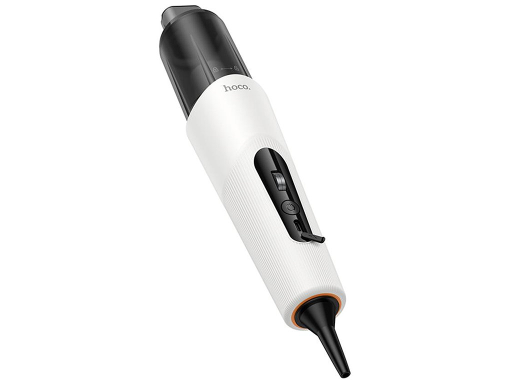 Пылесос автомобильный Hoco ZP16, 50W, 2 режима, 3600mAh, сухая уборка, HEPA, пластик, цвет белый