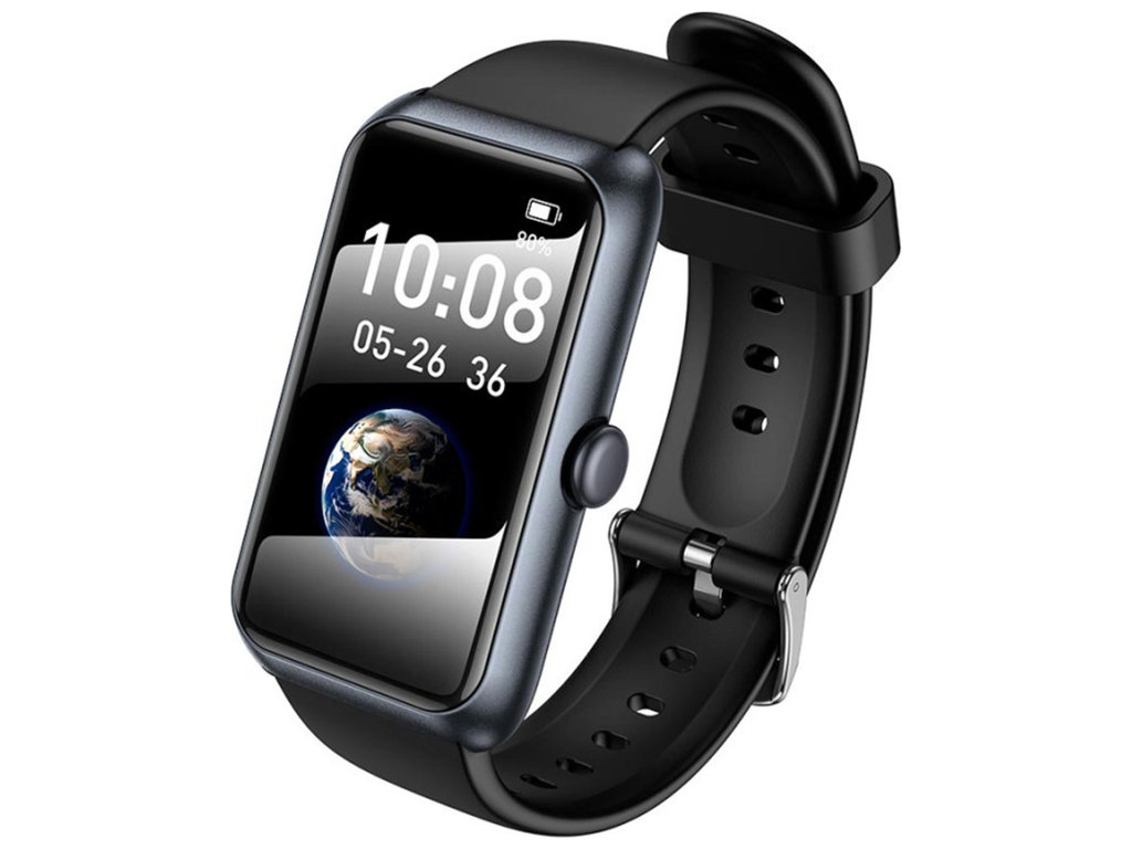 Смарт-часы Hoco Y34, Bluetooth 5.3, 180мАч, TFT дисплей, пластик, силикон, 220×70×22мм, цвет черный