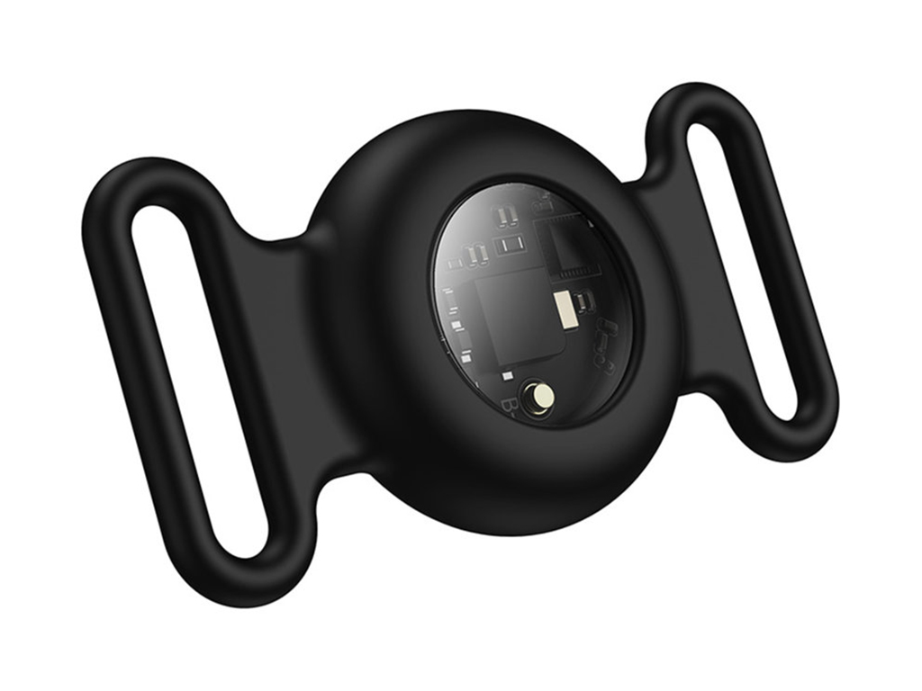 Брелок для животных Hoco E91C, Bluetooth, 210мАч, пластик, силикон, 98×98×20мм, цвет белый