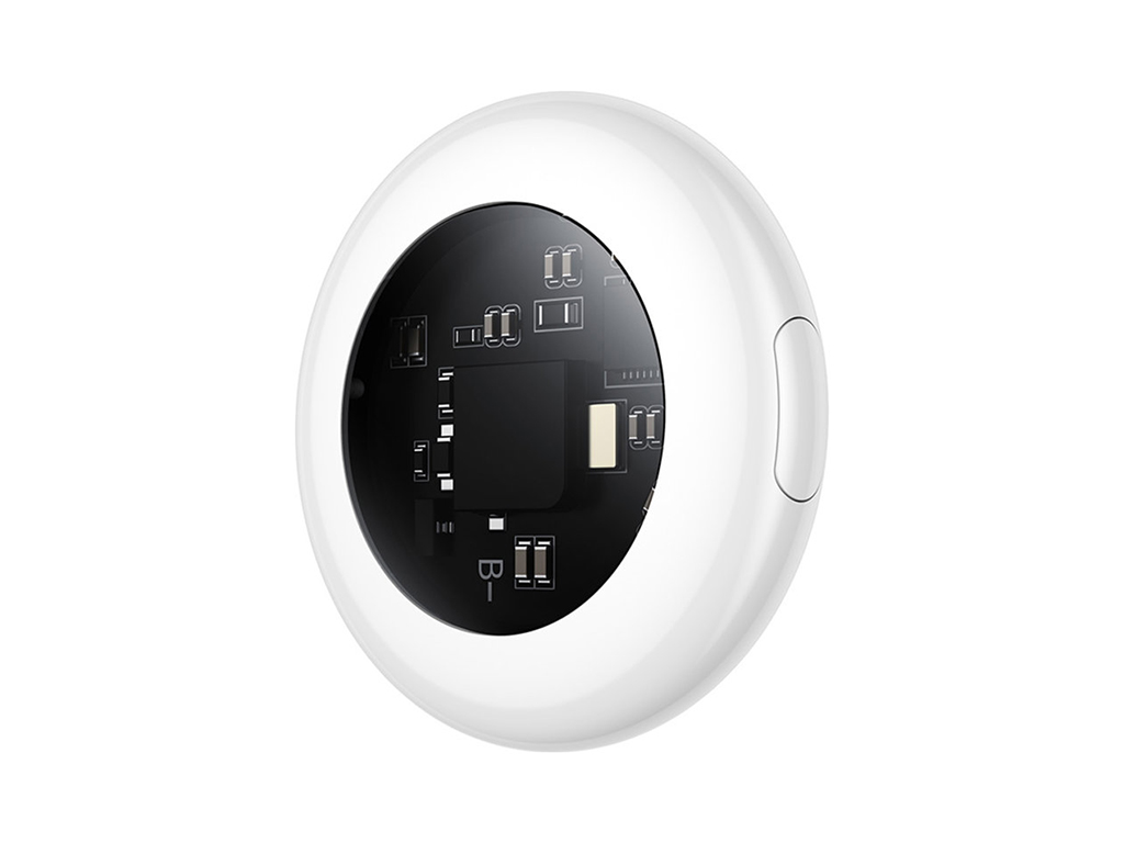 Брелок для животных Hoco E91C, Bluetooth, 210мАч, пластик, силикон, 98×98×20мм, цвет белый