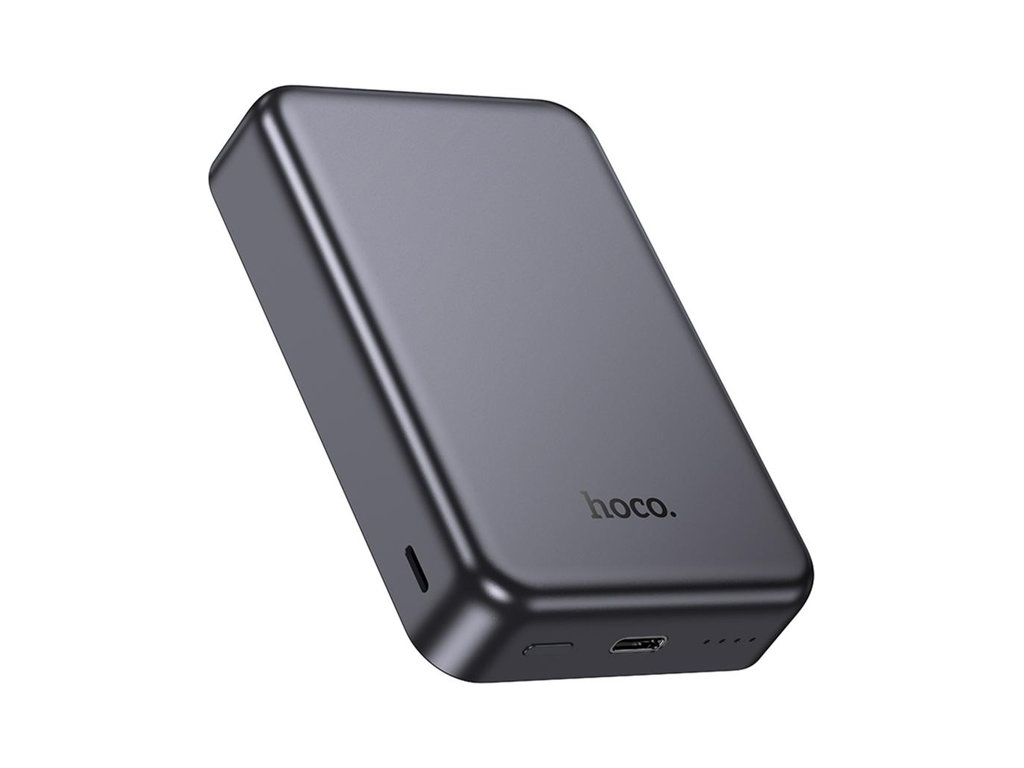 Power Bank Hoco J160A Original, PD20W, 10000mAh, магнітний, бездротова зарядка, ABS+PC, сірий