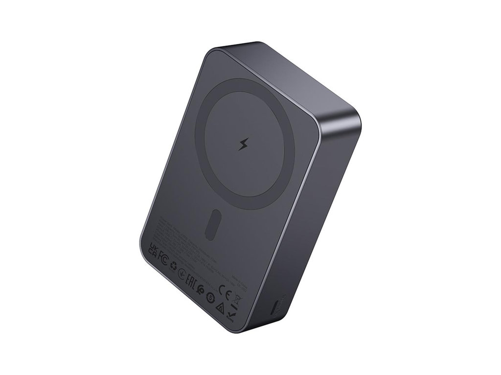 Power Bank Hoco J160B Original, PD20W, 20000mAh, магнитный, беспроводная зарядка, ABS+PC, цвет серый