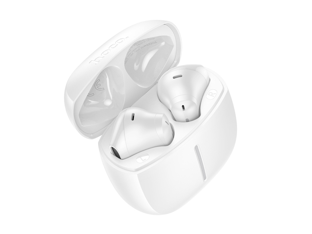 Беспроводные наушники Hoco EQ33 Bluetooth 5.4 TWS, сенсор, кейс 300mAh, Type-C, белые