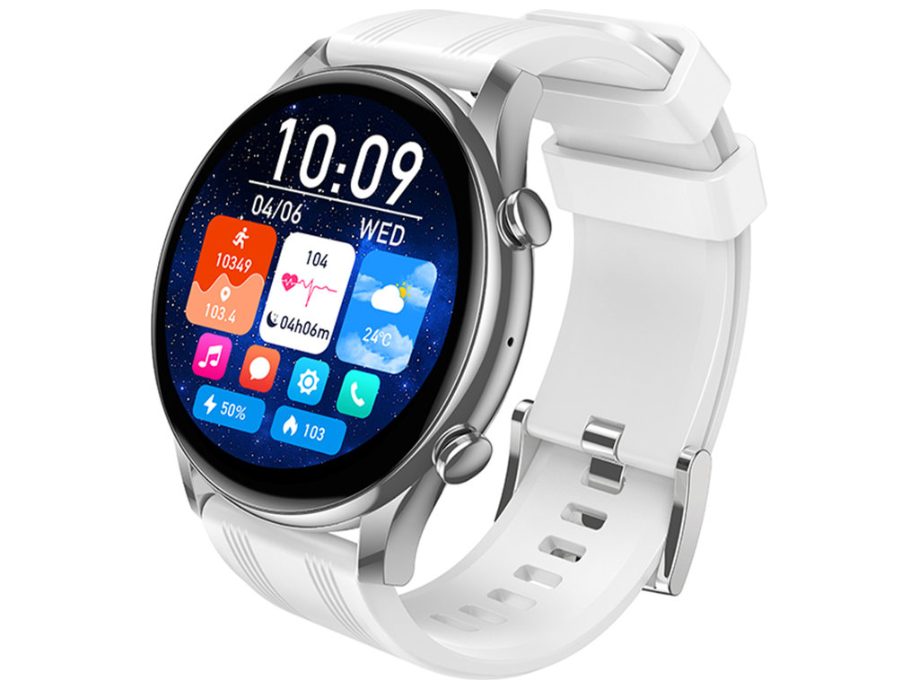 Смарт-годинник Hoco Y38, Bluetooth 5.3, AMOLED дисплей 1,43 дюйми, 300мАч, цинковий сплав, 100×65мм