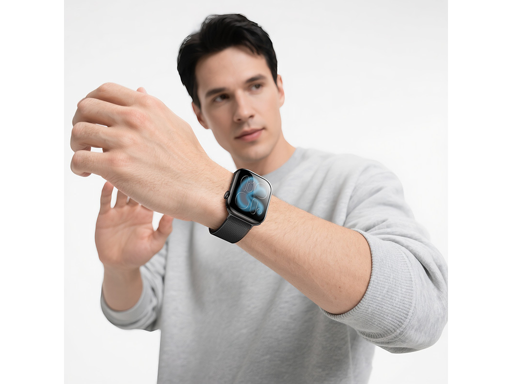 Смарт-годинник Hoco Y42 Milan Loop, Bluetooth 5.3, TFT дисплей 2,01", 200мАч, 220×95×30мм, чорний