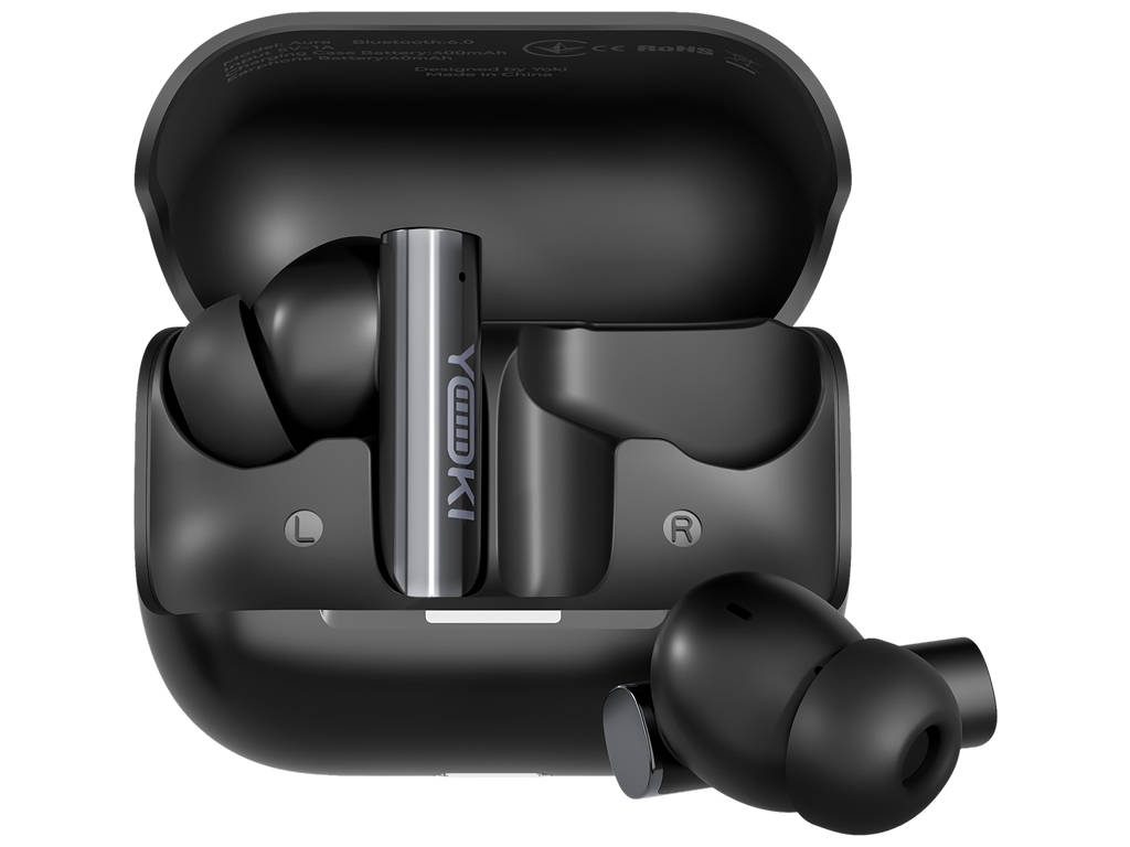Наушники беспроводные Yoki Aura, Tws, Anc+Enc, Bluetooth 6.0, Ipx4