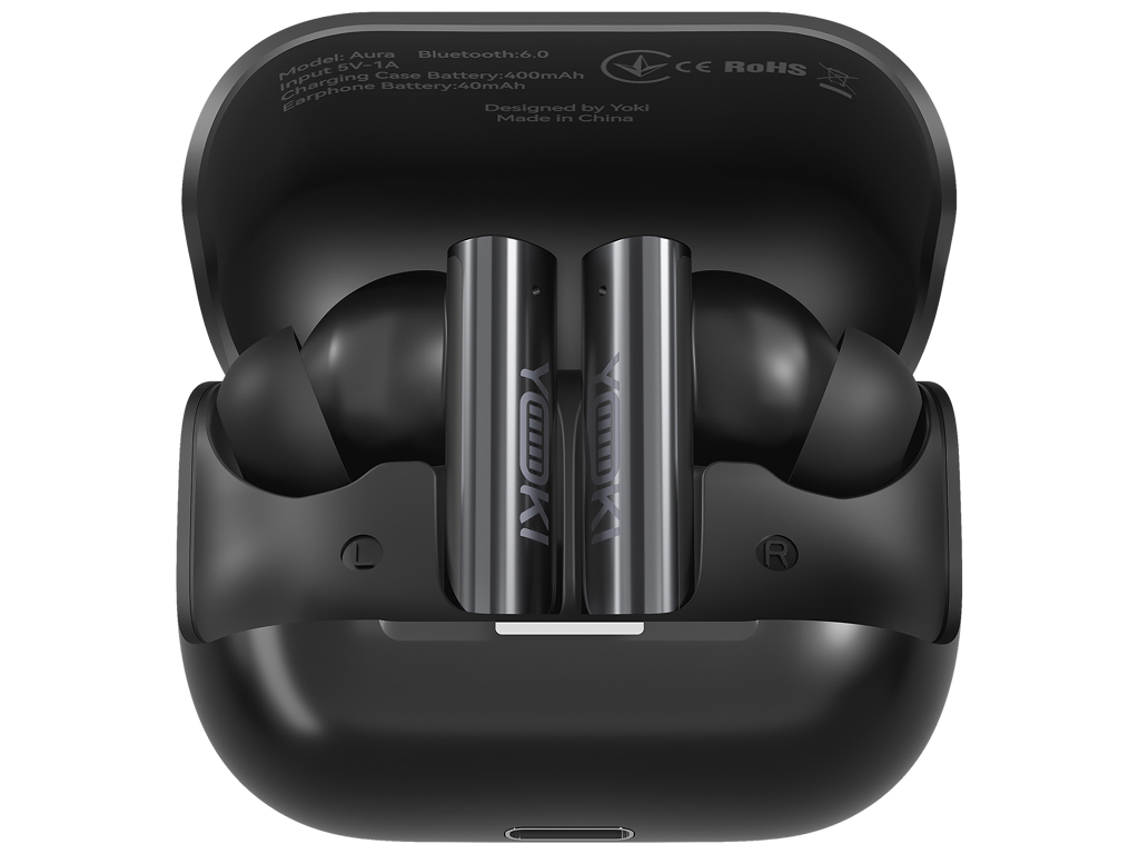 Наушники беспроводные Yoki Aura, Tws, Anc+Enc, Bluetooth 6.0, Ipx4