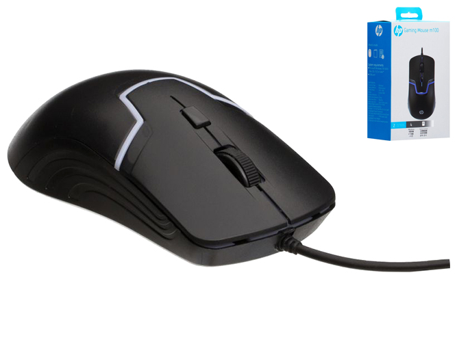 USB Мышь HP 4D M100, Чёрный