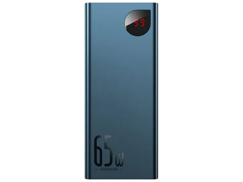 Power Bank Baseus Adaman Metal 65W 20000 mAh (PPIMDA-D) Цвет Синий, 03